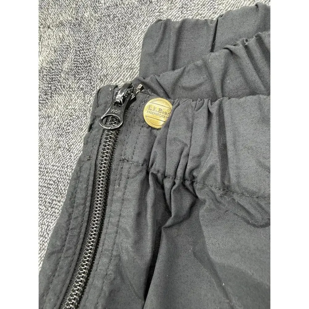 I’m?erfect L.L.Bean Men's‎ Black Nylon Outdoor Pants Medium Elastic Waist